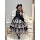 Miss Point Point Garden Embroidered 3-Tier Skirt(Reservation/3 Colours/Full Payment Without Shipping)